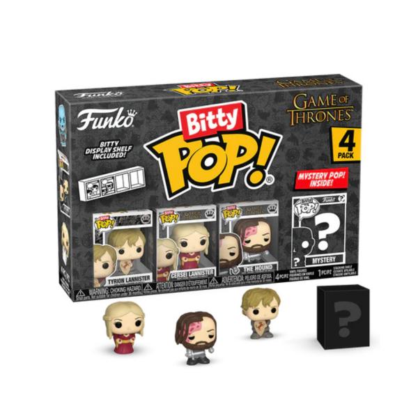 Set/4 Figura Funko Pop! Bitty Game of Thrones Displ/12 3a+