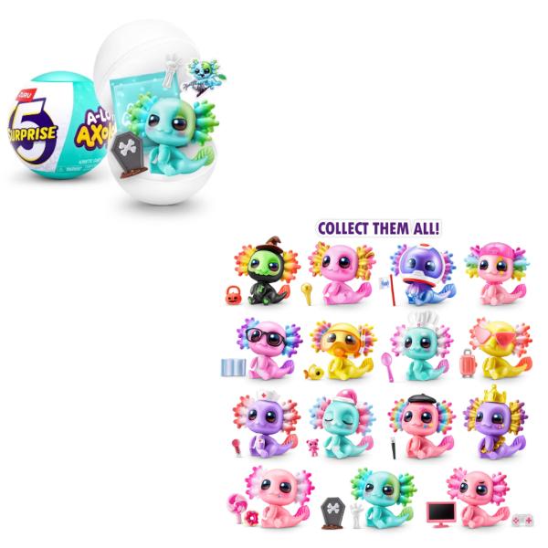 Mini Brands Mini A-Lot-A Axolotls Sorpresa ( Se venden por Separado ) 3a+