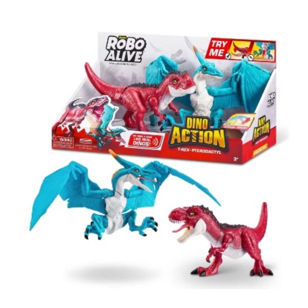 Robo Alive Dini Action T-Rex-Pterodactyl 3a+ ( Se venden por Separado )