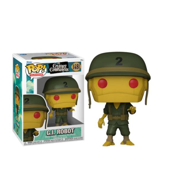 Figura Funko Pop! DC Creature Commandos (1481) G.I Robot 17a+