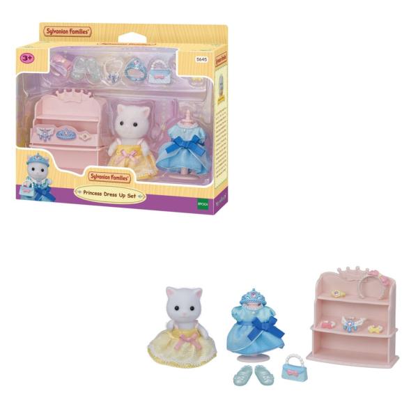 Familias Sylvanian Set de Vestir de Princesa 3a+