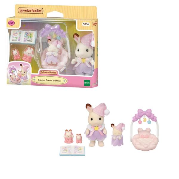 Familias Sylvanian Hermanos Soñolientos 3a+ " Ternurines "