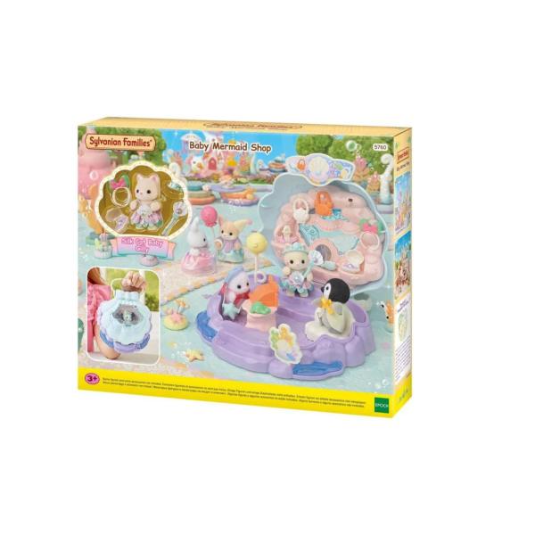 Familias Sylvanian Tienda de Sirenas Bebés 3a+ " Ternurines "