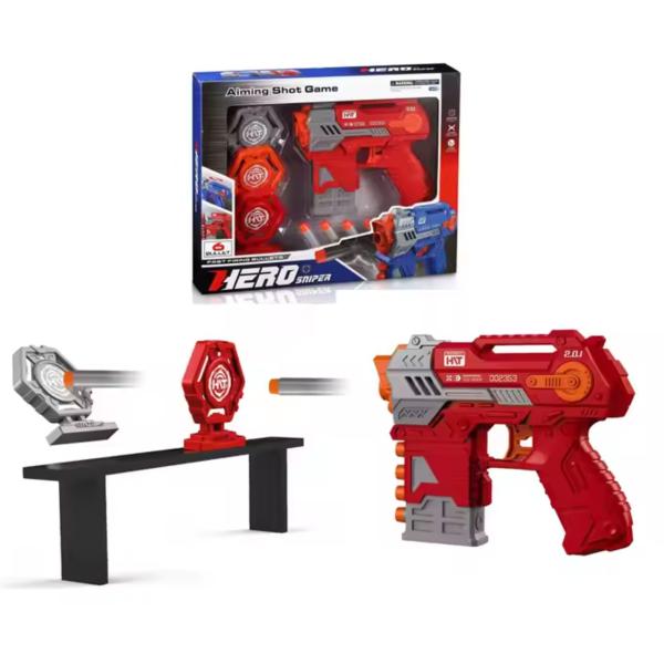 Lanzador de Dardos de Espuma con Tiro de Punteria Rojo 8a+(458863)