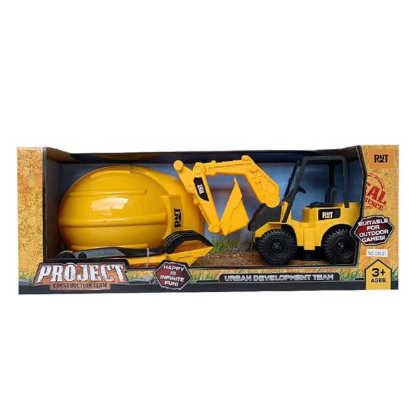 Set de Excavadora y Casco 3a+
