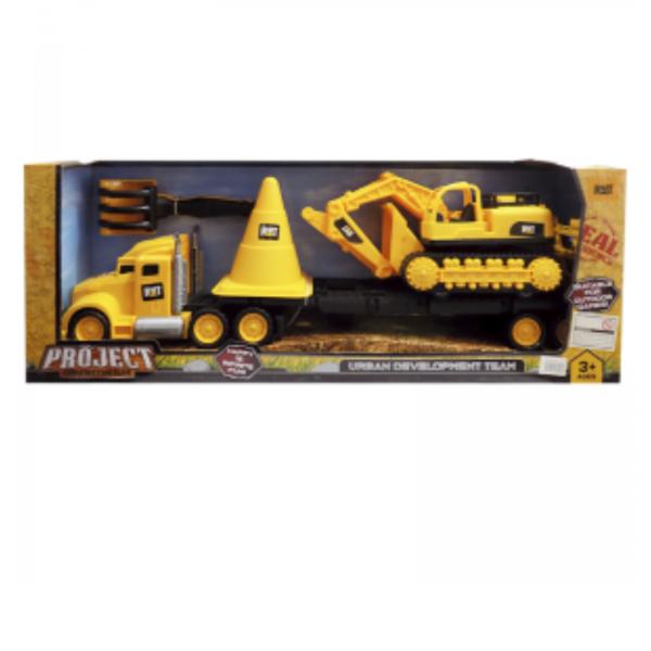 Set de Camión con Excavadora 3a+