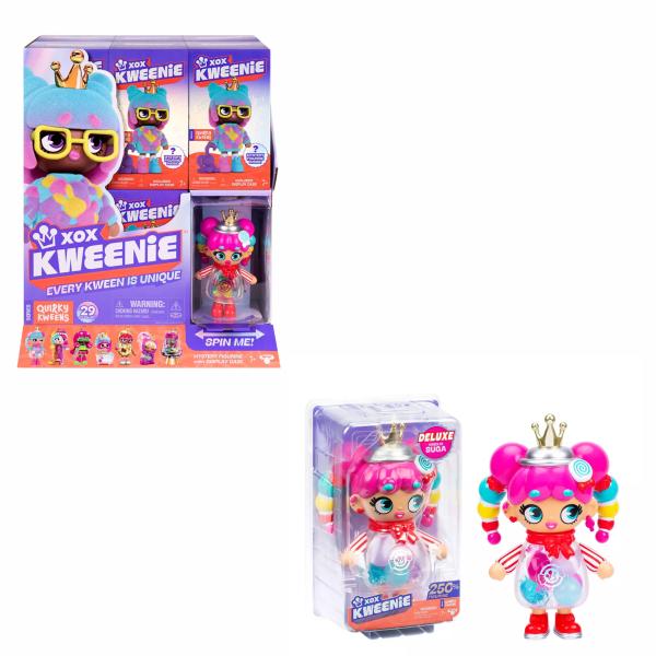 Muñeca XOX Kweenies Deluxe Reina de Rawr 7a+