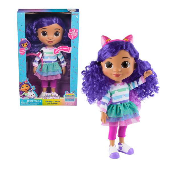 Muñeca Canta y Celebra de la Casa de Muñeca de Gabby¨s 3a+
