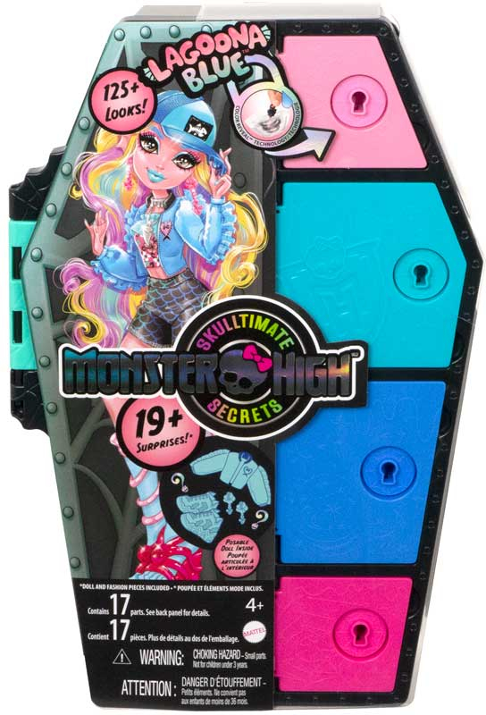 Muñeca Monster High Skulltimate Secrets Lagoona Blue 4a+