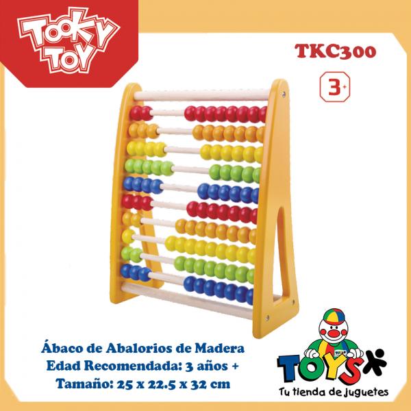 Ábaco de Abalorios de Madera 18m+