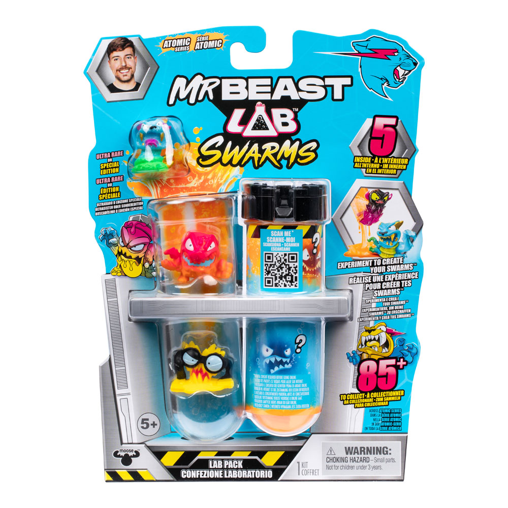 Mr Beast Laboratorio Figuras Swarms Set/3 (Se Venden por Separado) 5a+