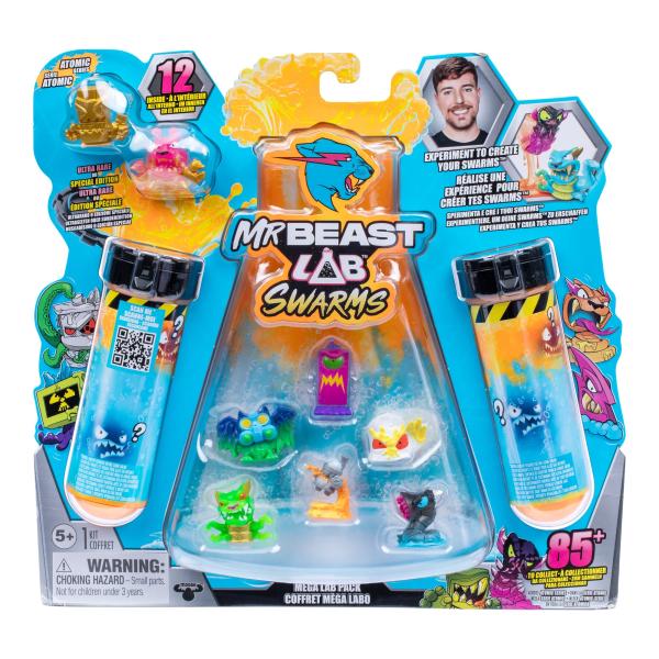 Mr Beast Laboratorio Figuras Swarms Set/7 Surt/2 5a+