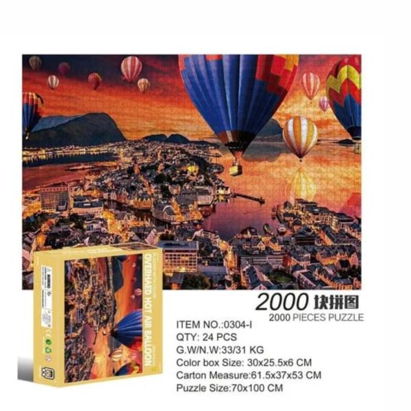 Rompecabezas del Globo Aerostático 2000Pzs 14a+