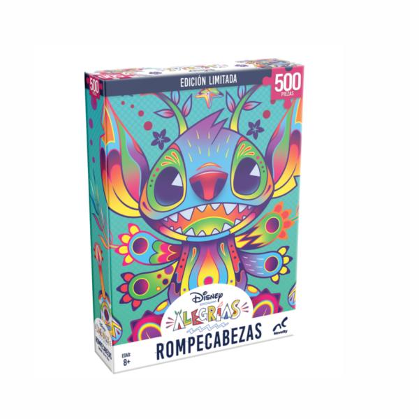 Rompecabezas Disney Alegrías Stitch Edición Limitada 500Pzs 8a+