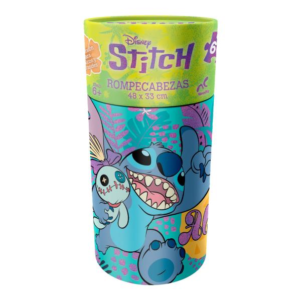 Rompecabezas Disney Stitch 60Pzs 6a+ 48x33cm