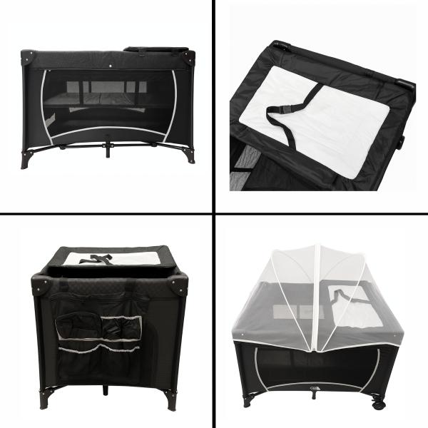 Encierro Corral Neon Negro con Cambiador 0-36m