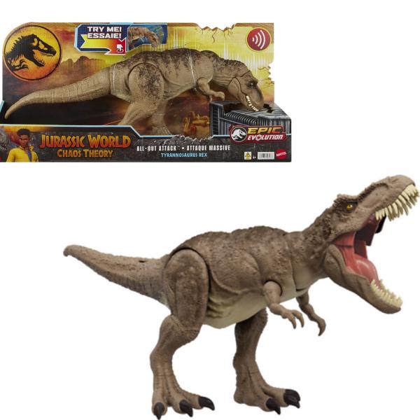 Figura Tyrannosaurus Rex Jurassic World Teoria del Caos 4a+