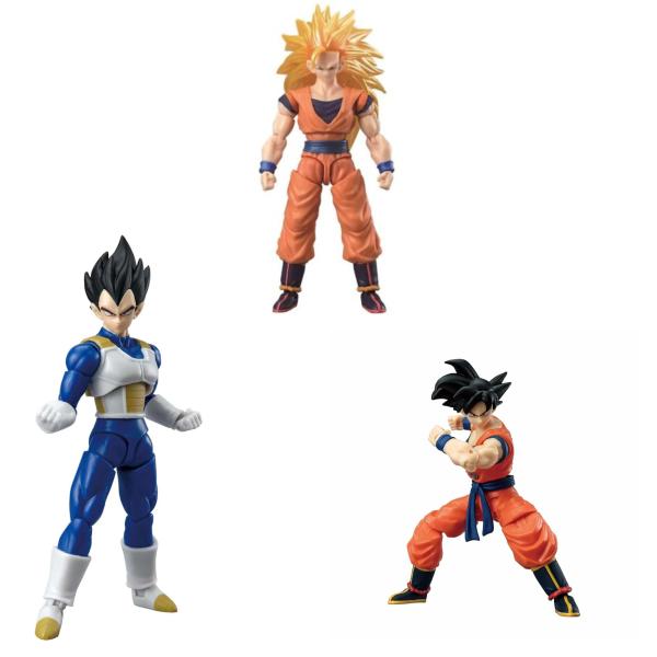 Figuras Dragon Ball Super Surt/3 4a+ Dragon Ball Evolve (36284-285-283)