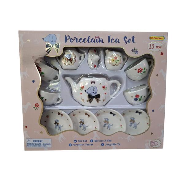 Mini Set de Té De Porcelana 13pz 8a+