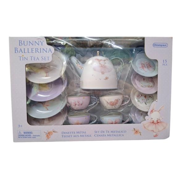 Set De Té Metálico 15pz 3a+