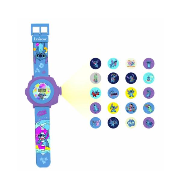 Reloj Proyector Disney Stitch 3a+