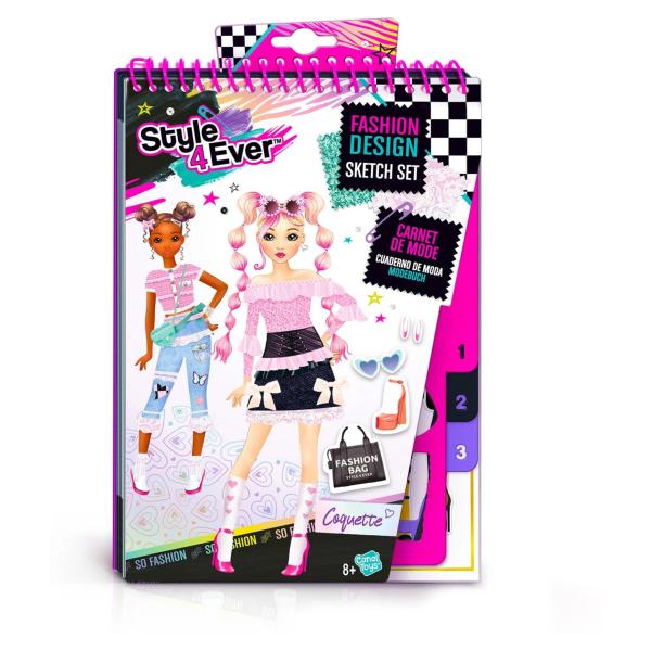 Set De Bocetos De Diseño De Moda 8a+