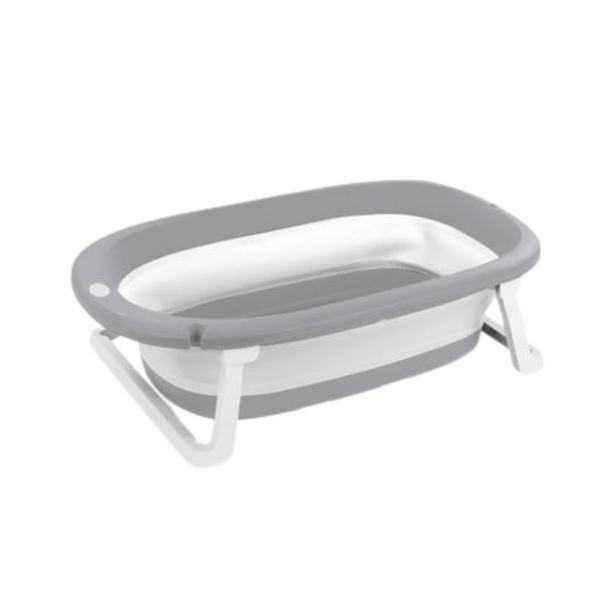 Bañera Plegable Para Bebé  Portatil Gris 6m+