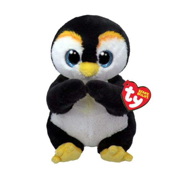 Peluche Llavero Beanie Bellies Pingüino Neve 3a+
