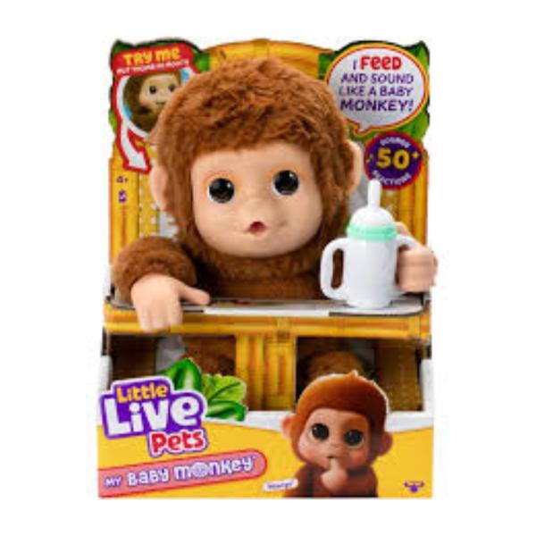 Peluche Bebé Mono Little Live 4a+ Mango