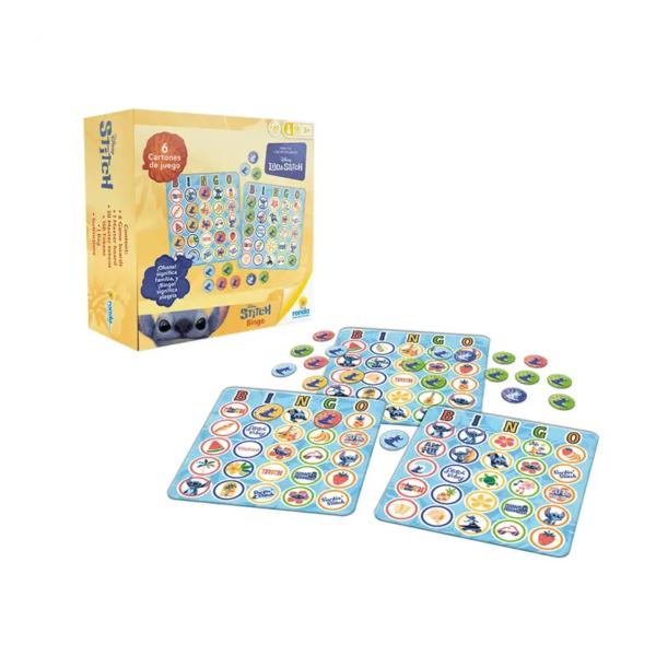 Juego de Mesa Bingo Disney Stitch 5a+