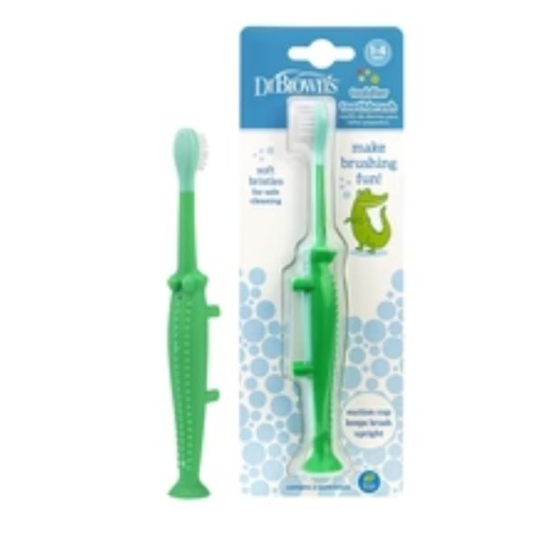 1 Cepillo Dental Infantil Tipo Cocodrilo (1- 4 Años)