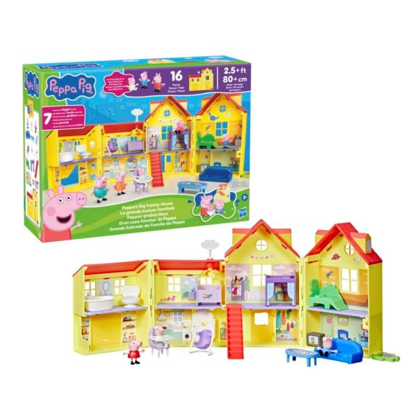 Gran Casa Familiar de Peppa Pig 16Pzs 3a+