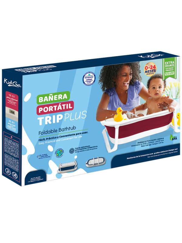 Tina de Baño Portátil Plegable Rosada 0-24m (003850)