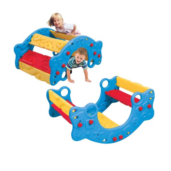 Centro de Juegos 3n1 Escalador,Balancín y Banco 3 a 5a