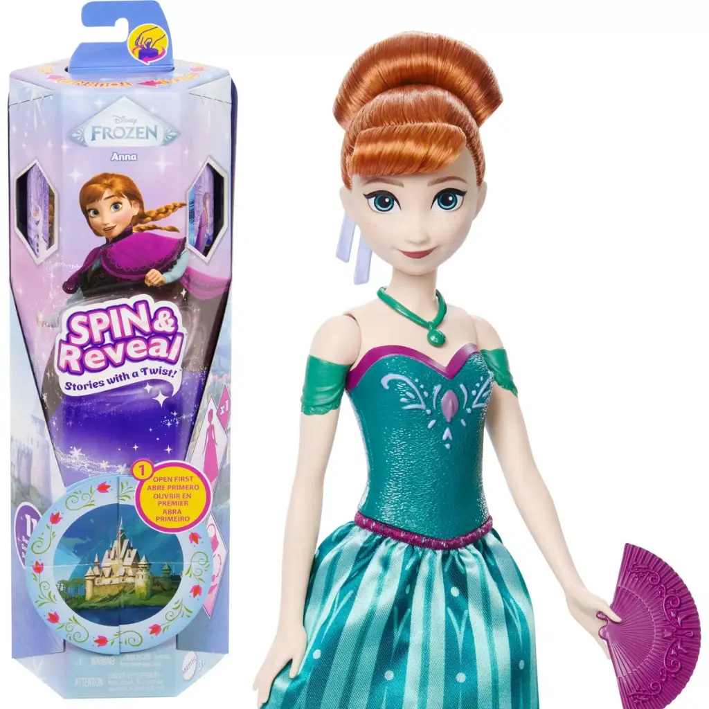Muñeca Disney Princesa Frozen Spin & Reveal Ana 3a+
