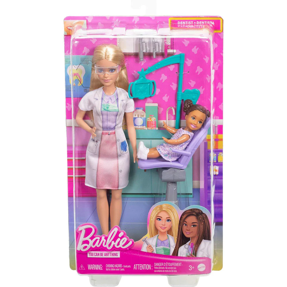 Muñeca Barbie con Diferentes Profesiones Surt/4 3a+