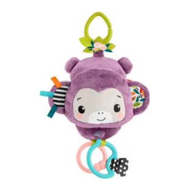 Fisher-Price Sonajero del Monito Morado 0m+
