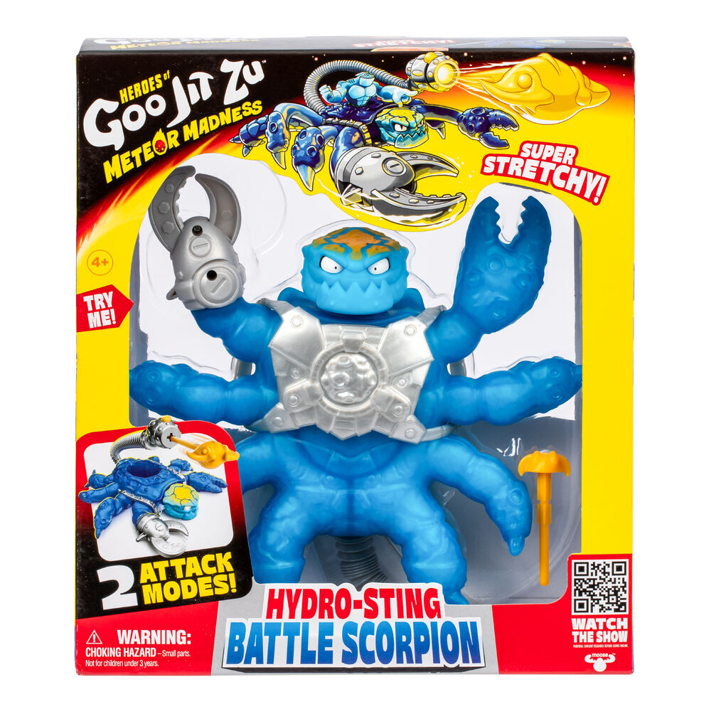Figura Heroes Goo Jit Zu Scorpion de Batalla 4a+