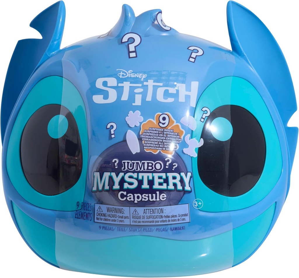 Cápsula Misteriosa Jumbo Disney de Stitch 3a+