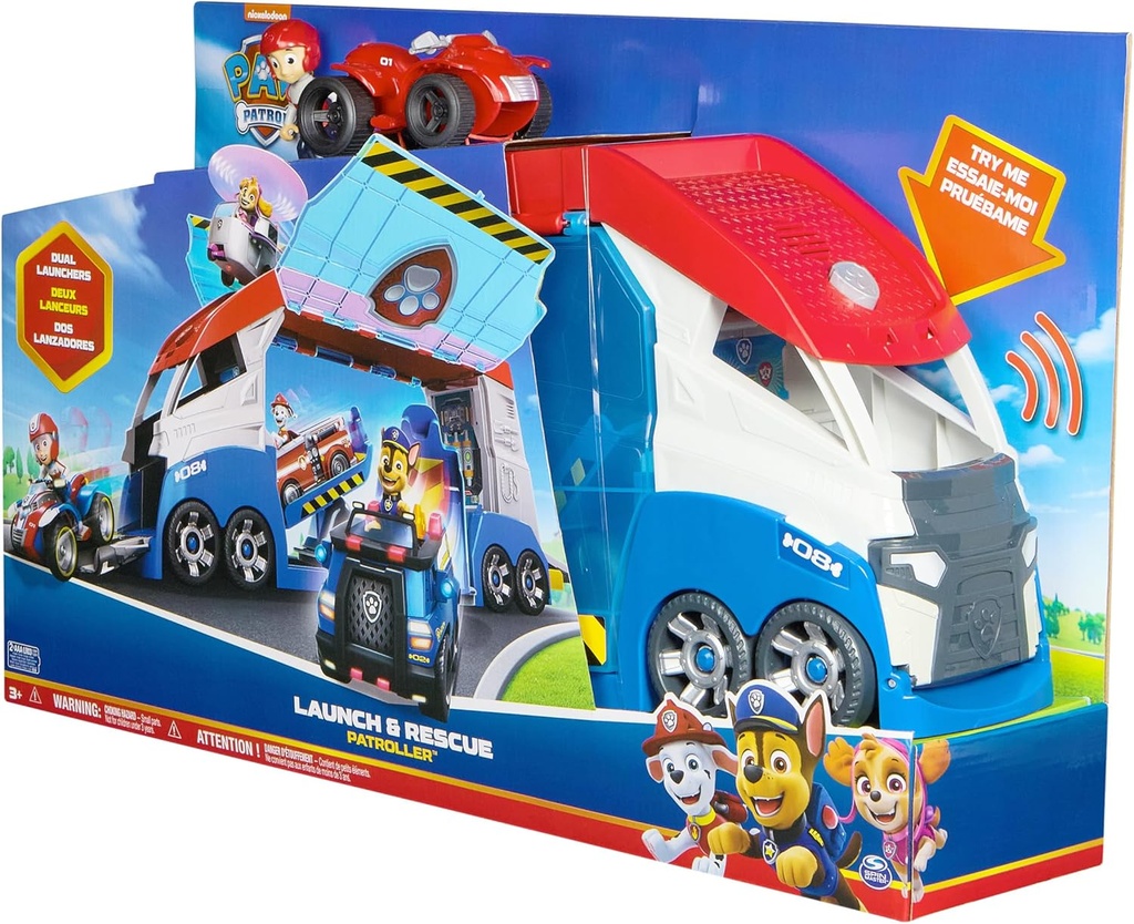 Patrula Paw Patrol Lanza y Rescata 3a+