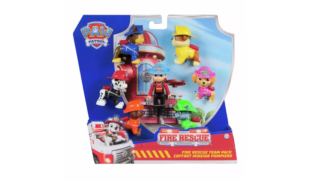 Figuras Paw Patrol Fire Rescue Set/7 3a+