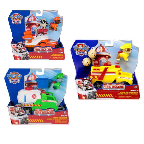 Vehiculos Paw Patrol Fire Rescue Surt/3 3a+ (Se venden por separado)