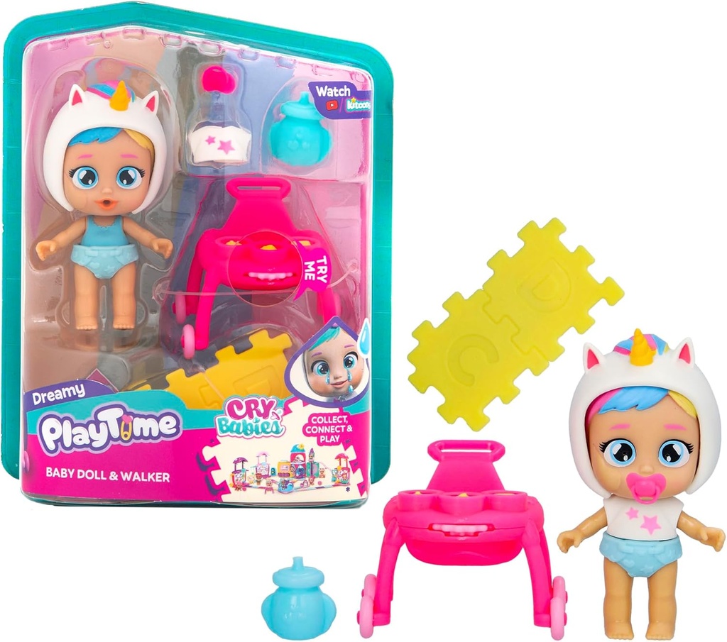 Bebes Cry Babies con Accesorios Surt/2 3a+ (Se venden por separado)