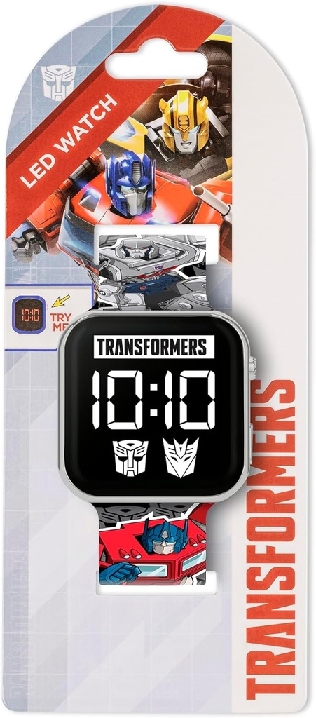 Reloj Led Transformers