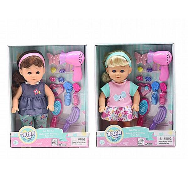 Muñeca con Accesorios para el Pelo Dream Collection 3a+