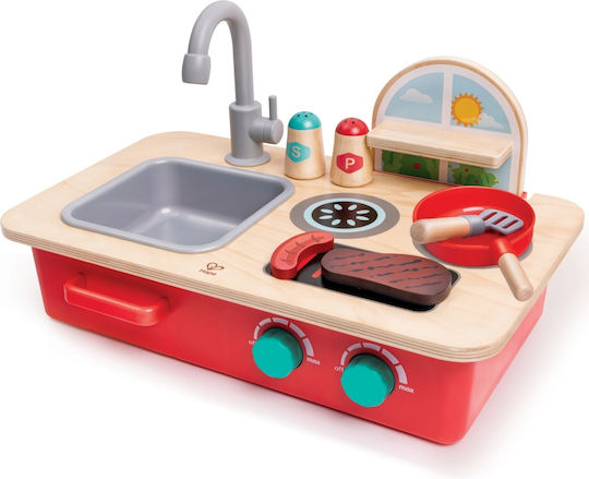 Cocina de Madera con Lavatorio 1-10a