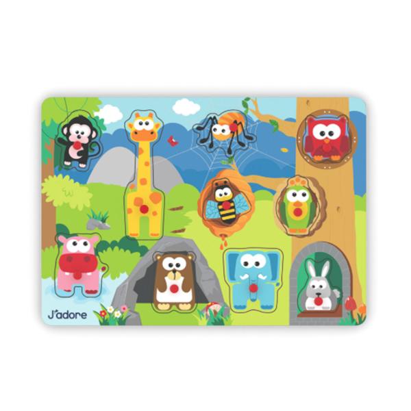 Figuras de Animales para Encajar 1 1/2 a+