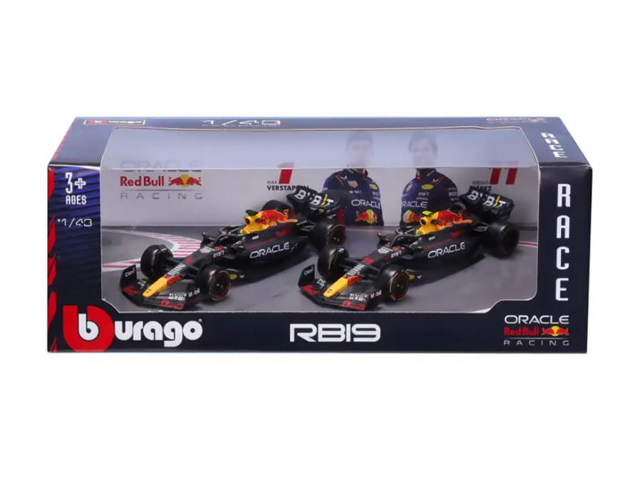 Carro de Formula 1 Oracle Red Bull RB19 Set/2  Esc 1/24 3a+