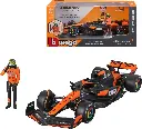 Carro Formula 1 Team Mclaren MCL38 Miami Grand Prix con Figura Esc 1/24 2024 Norris 4 14a+(280407)