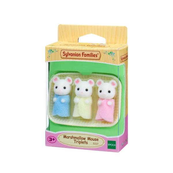 Familias Sylvanianas Trillizos de Ratón de Malvavisco Set/3 3a+